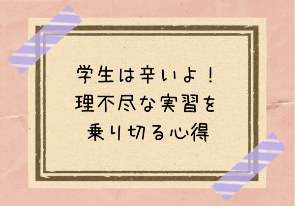 看護学生は辛いよ 理不尽な看護実習をうまく乗り切る心得 たんログ